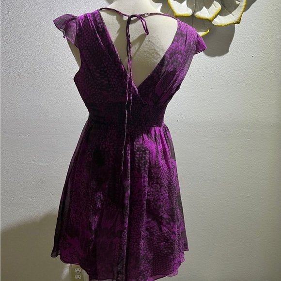 Silk AX Armani exchange  On knee dress Size 0 - Picture 2 of 14